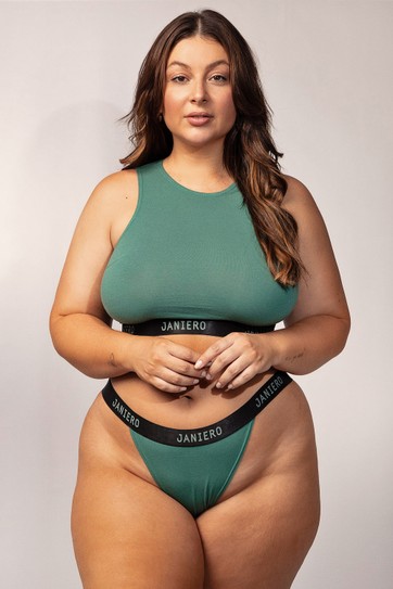 CALCINHA VERDE STRING GAIA